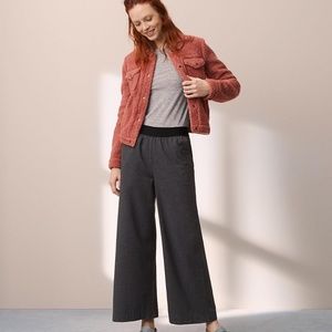 Lou & Grey Flannel Wide Leg Pants